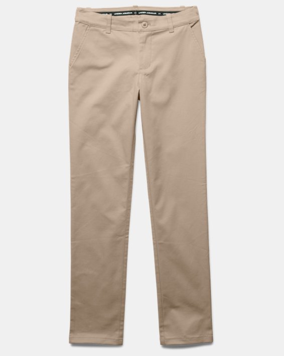 Girls' UA Uniform Chino Pants - Plus Size, Brown, pdpMainDesktop image number 2